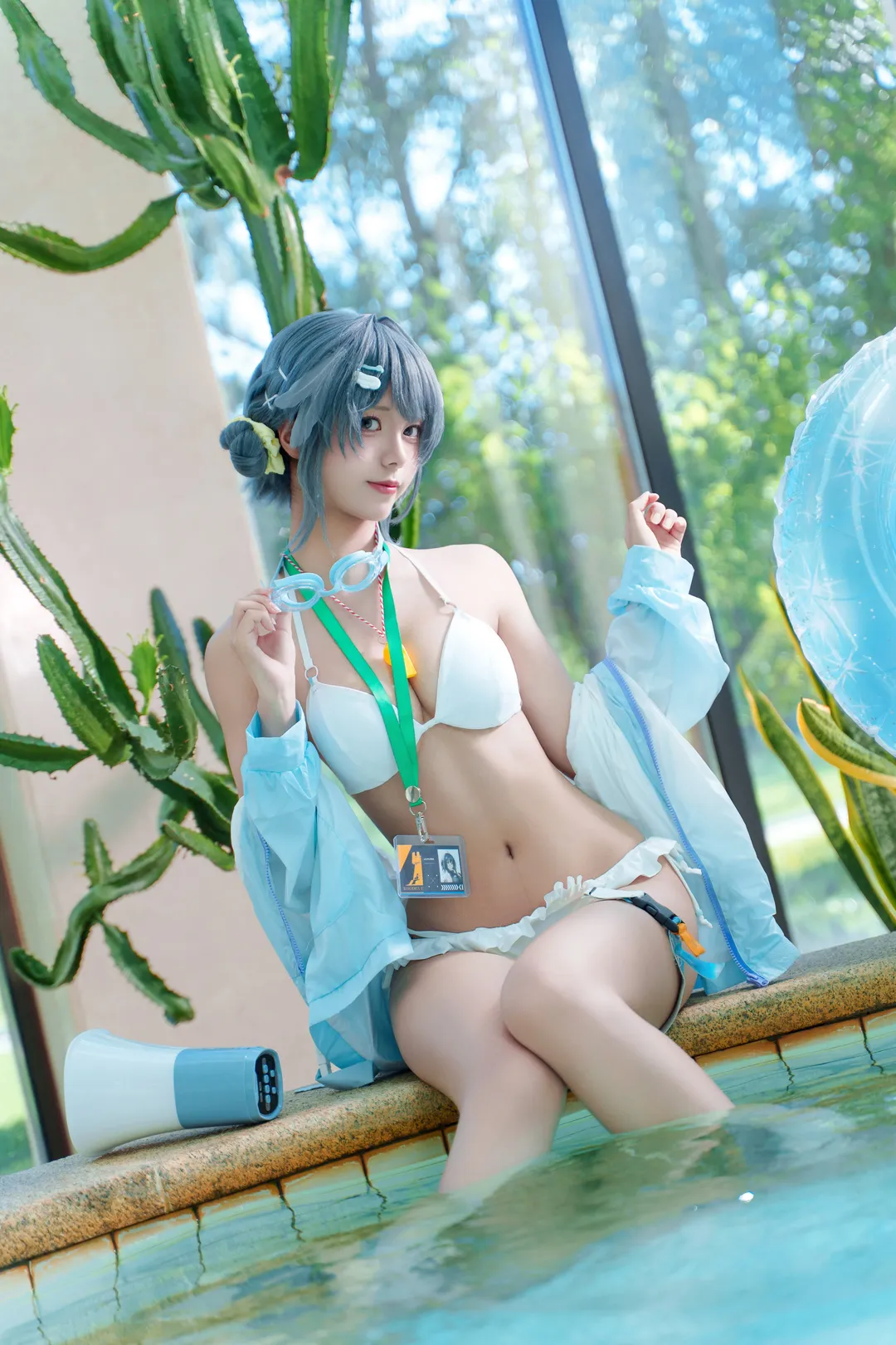 【羽毛笔cos】明日方舟夏日泳装全记录 - 第 4 张