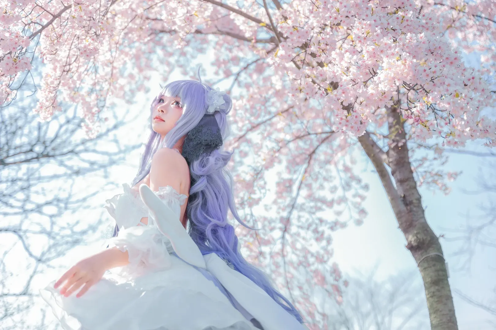 【独角兽cos】碧蓝航线，在樱花树林里留下这一季的美好 - 第 10 张