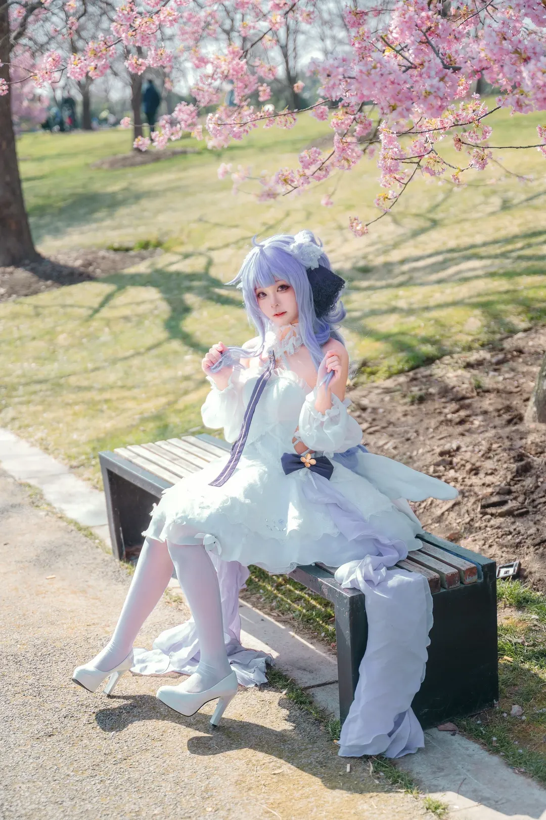 【独角兽cos】碧蓝航线，在樱花树林里留下这一季的美好