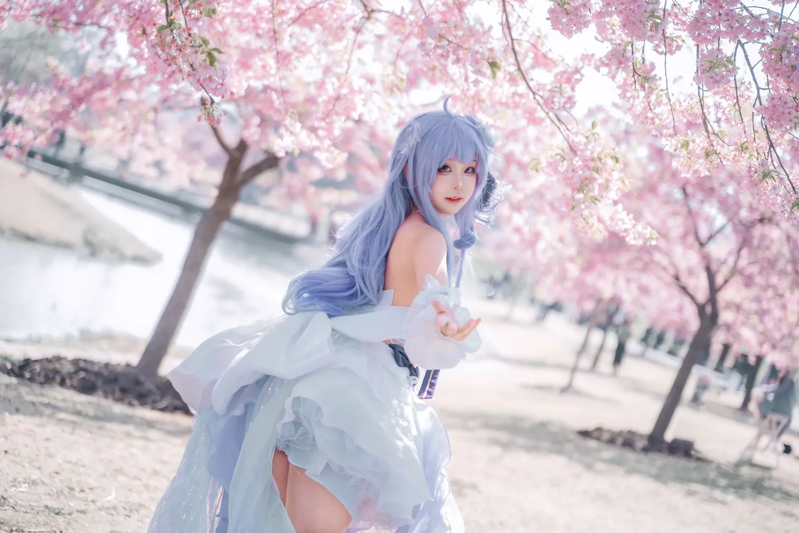【独角兽cos】碧蓝航线，在樱花树林里留下这一季的美好 - 第 2 张