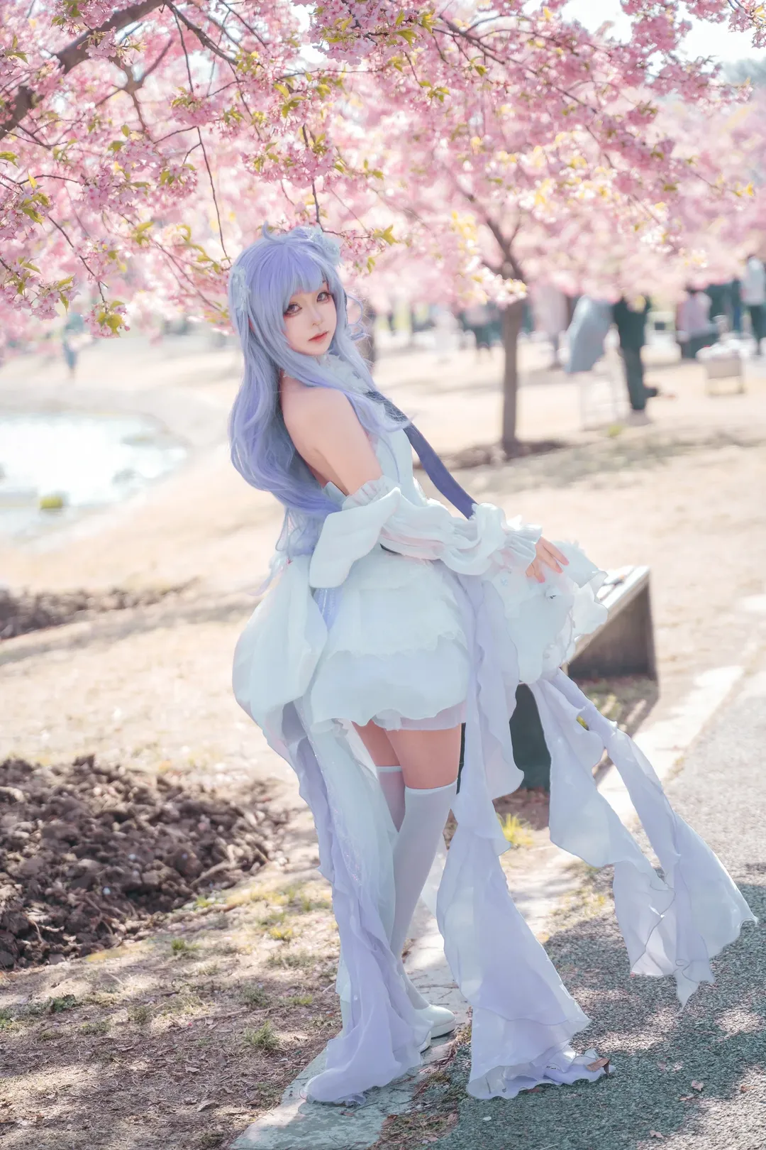 【独角兽cos】碧蓝航线，在樱花树林里留下这一季的美好 - 第 4 张