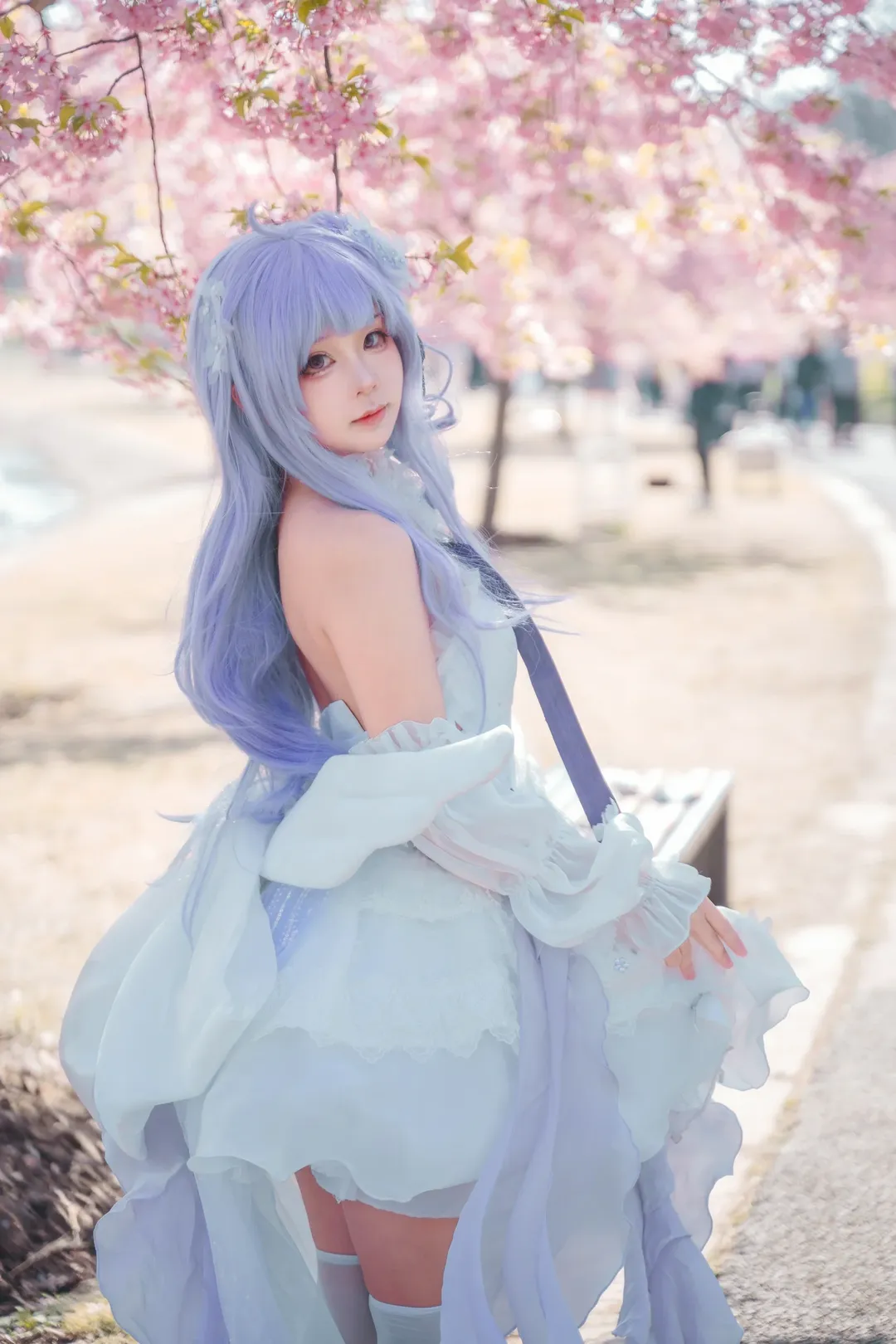 【独角兽cos】碧蓝航线，在樱花树林里留下这一季的美好 - 第 9 张