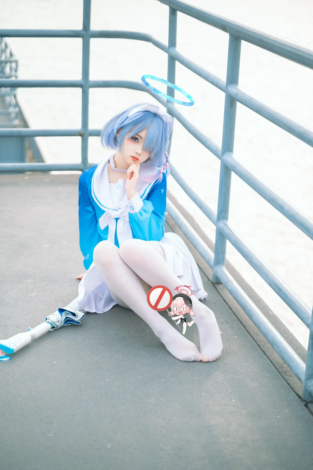 【阿罗娜cos】江风把假发吹乱但阿罗娜依旧坚守约定 - 第 7 张