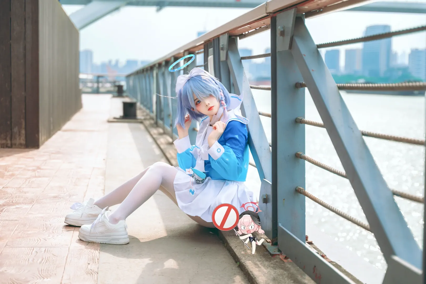 【阿罗娜cos】江风把假发吹乱但阿罗娜依旧坚守约定 - 第 9 张