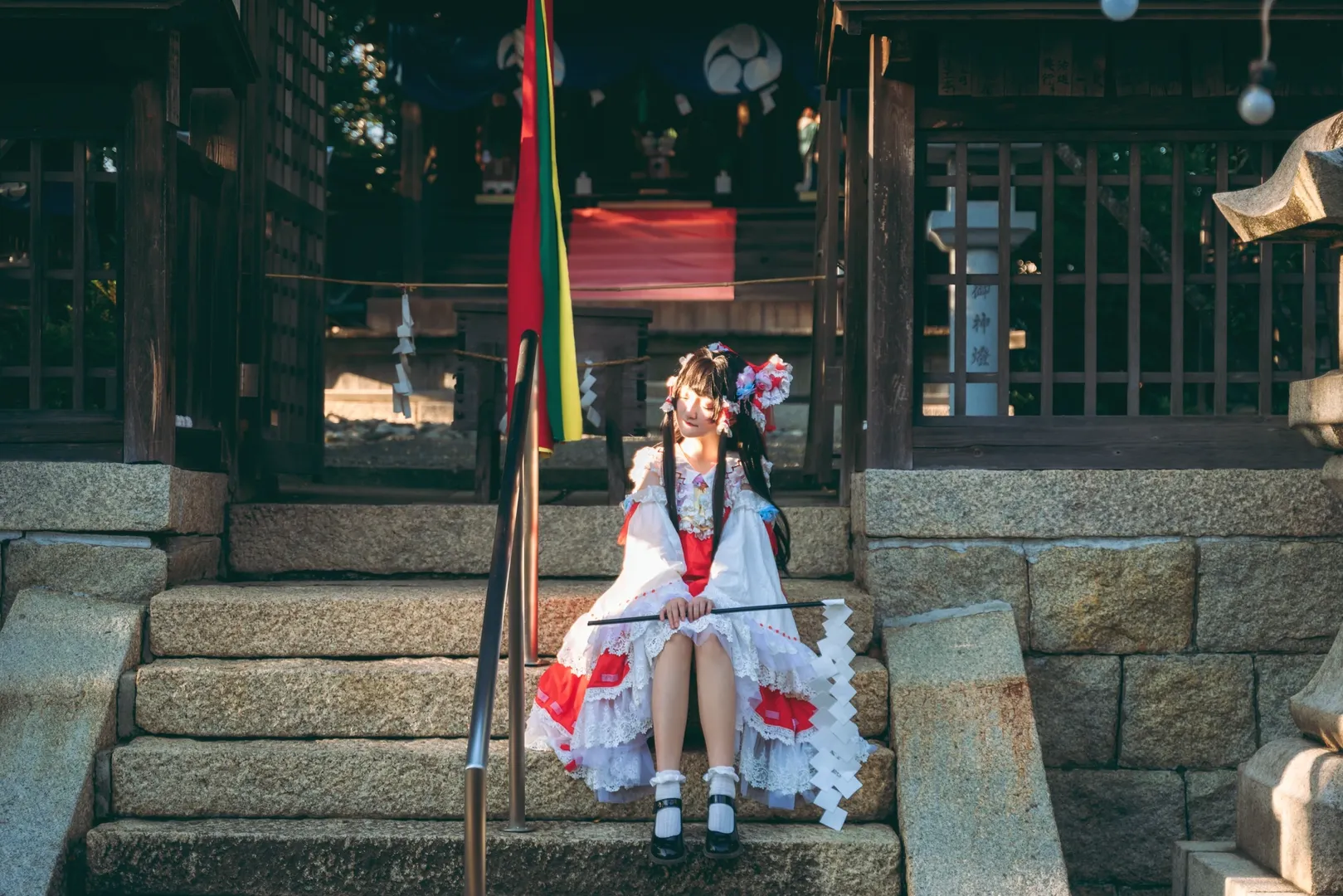 【博丽灵梦cos】深山神社的红白巫女 - 第 3 张