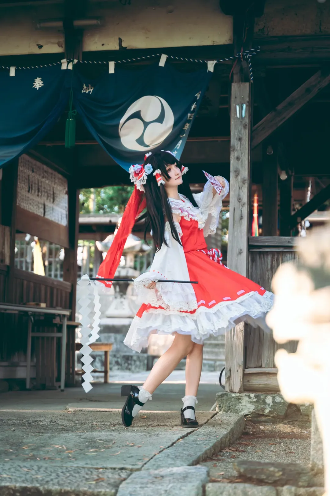 【博丽灵梦cos】深山神社的红白巫女 - 第 8 张