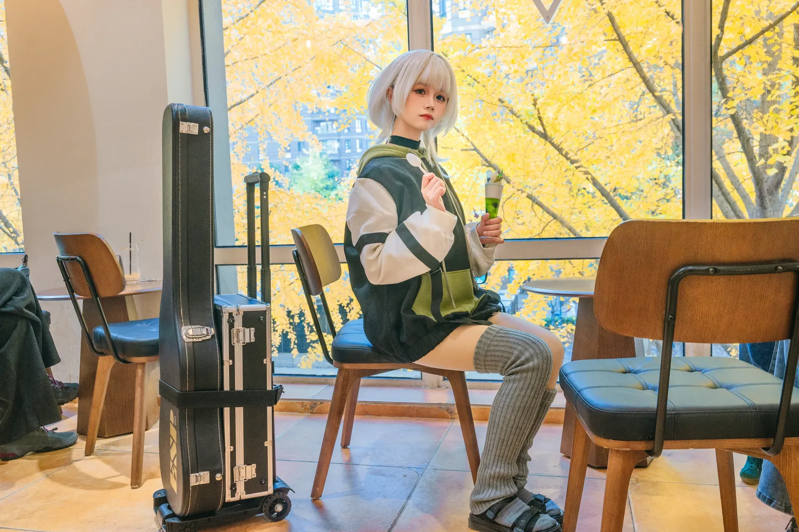 【要楽奈コスプレ】秋の街角に響く音楽の散歩道と風の余韻 - 8 枚目