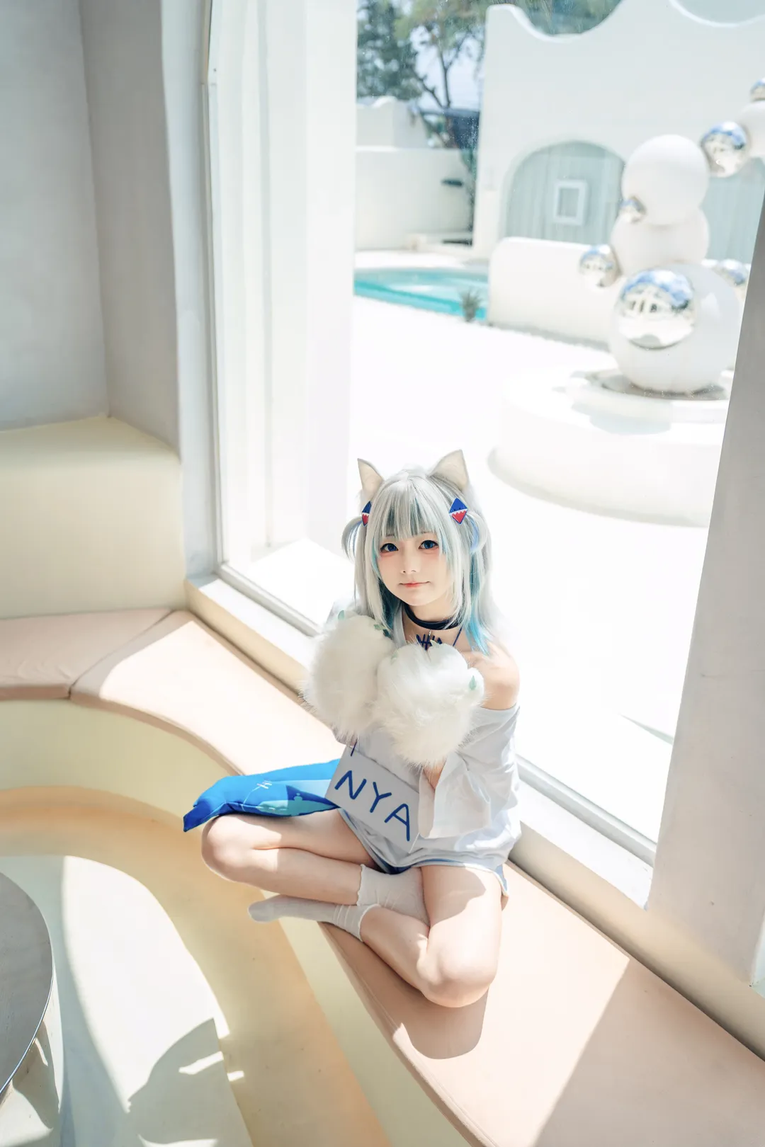 【嘎呜古拉cos】古拉小鲨鱼的夏日晴空 - 第 4 张