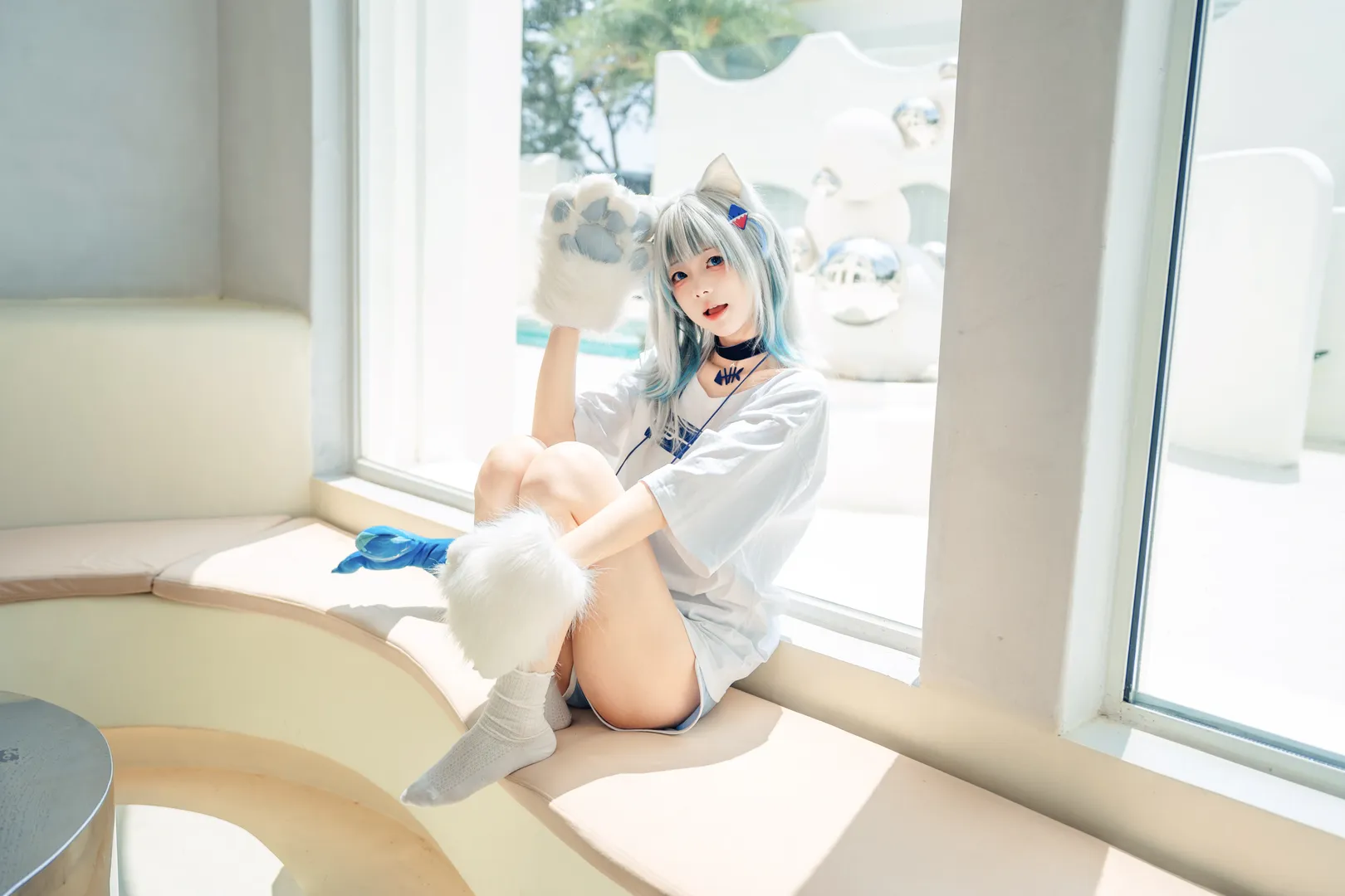 【嘎呜古拉cos】古拉小鲨鱼的夏日晴空 - 第 5 张