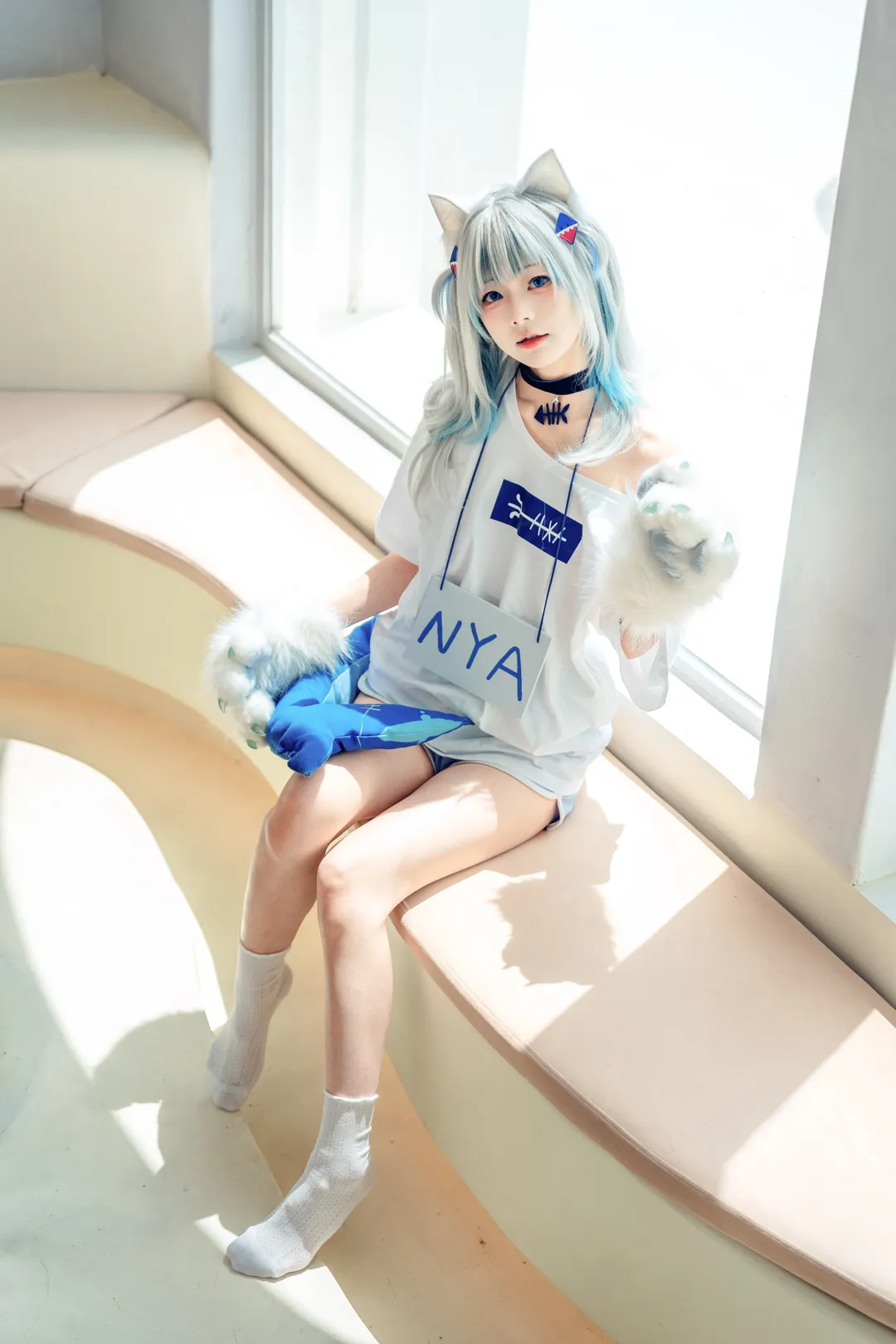 【嘎呜古拉cos】古拉小鲨鱼的夏日晴空 - 第 6 张