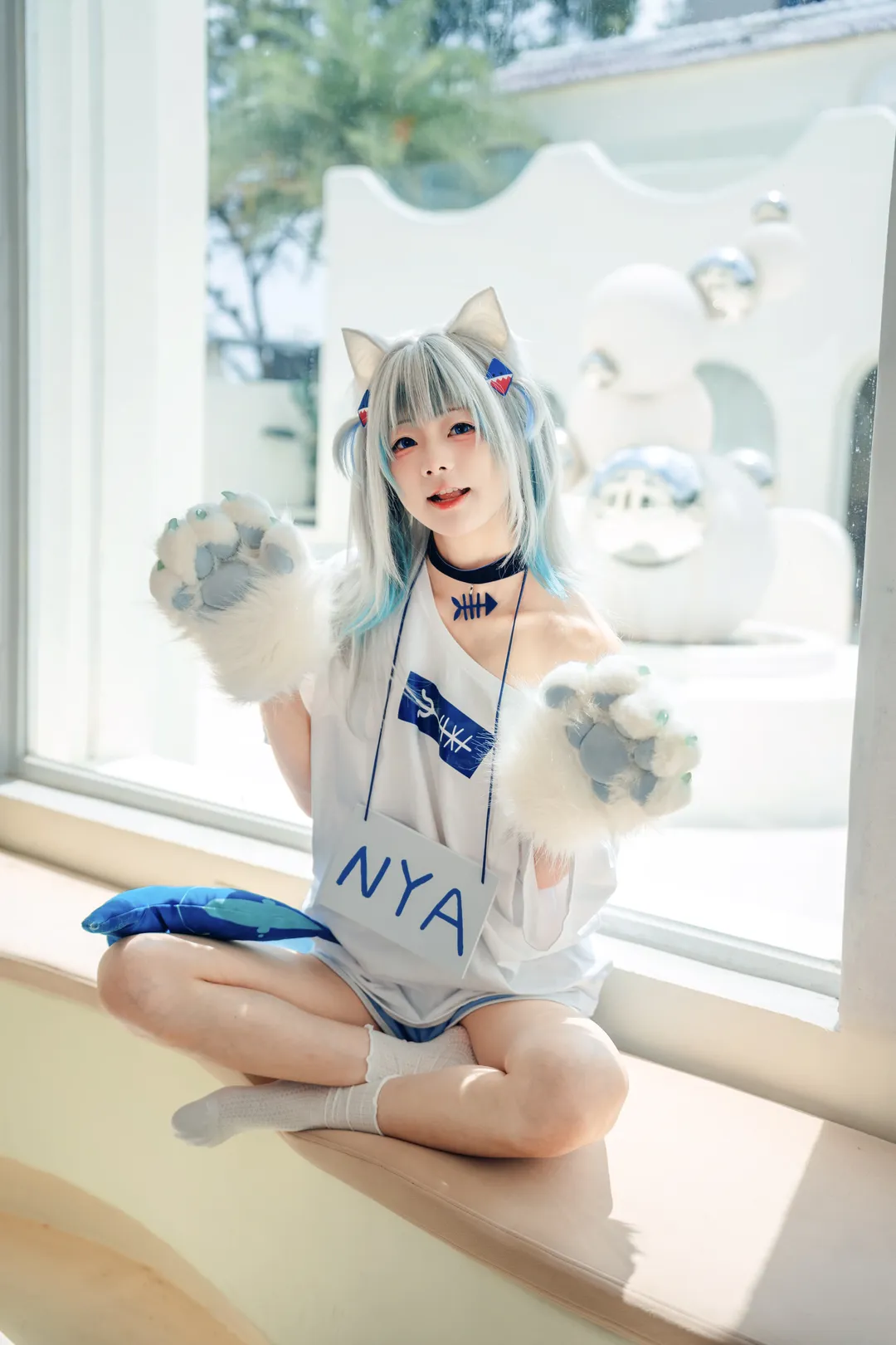 【嘎呜古拉cos】古拉小鲨鱼的夏日晴空 - 第 7 张