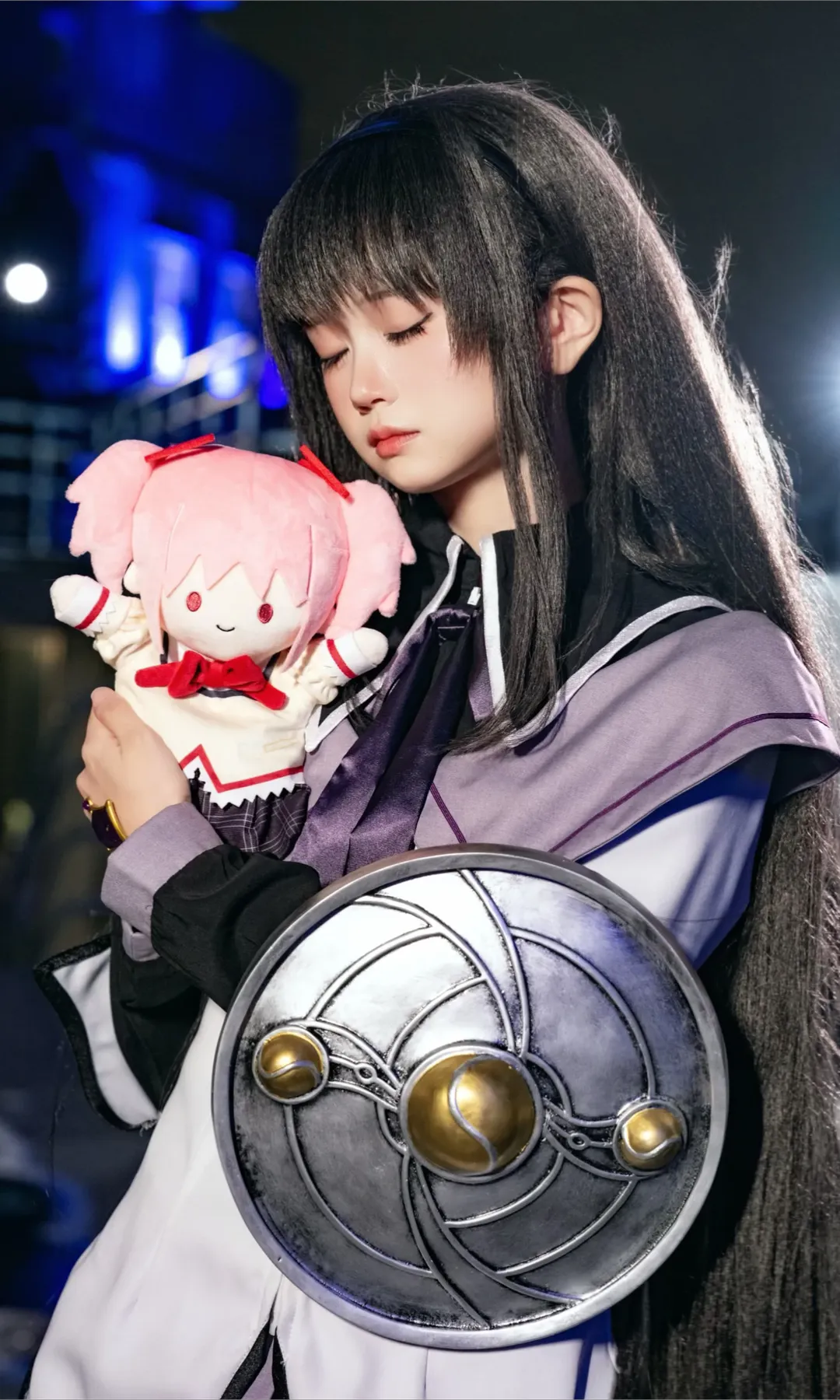 【曉美焰cos】魔法少女小圓的夜色橋畔直出 - 第 6 張