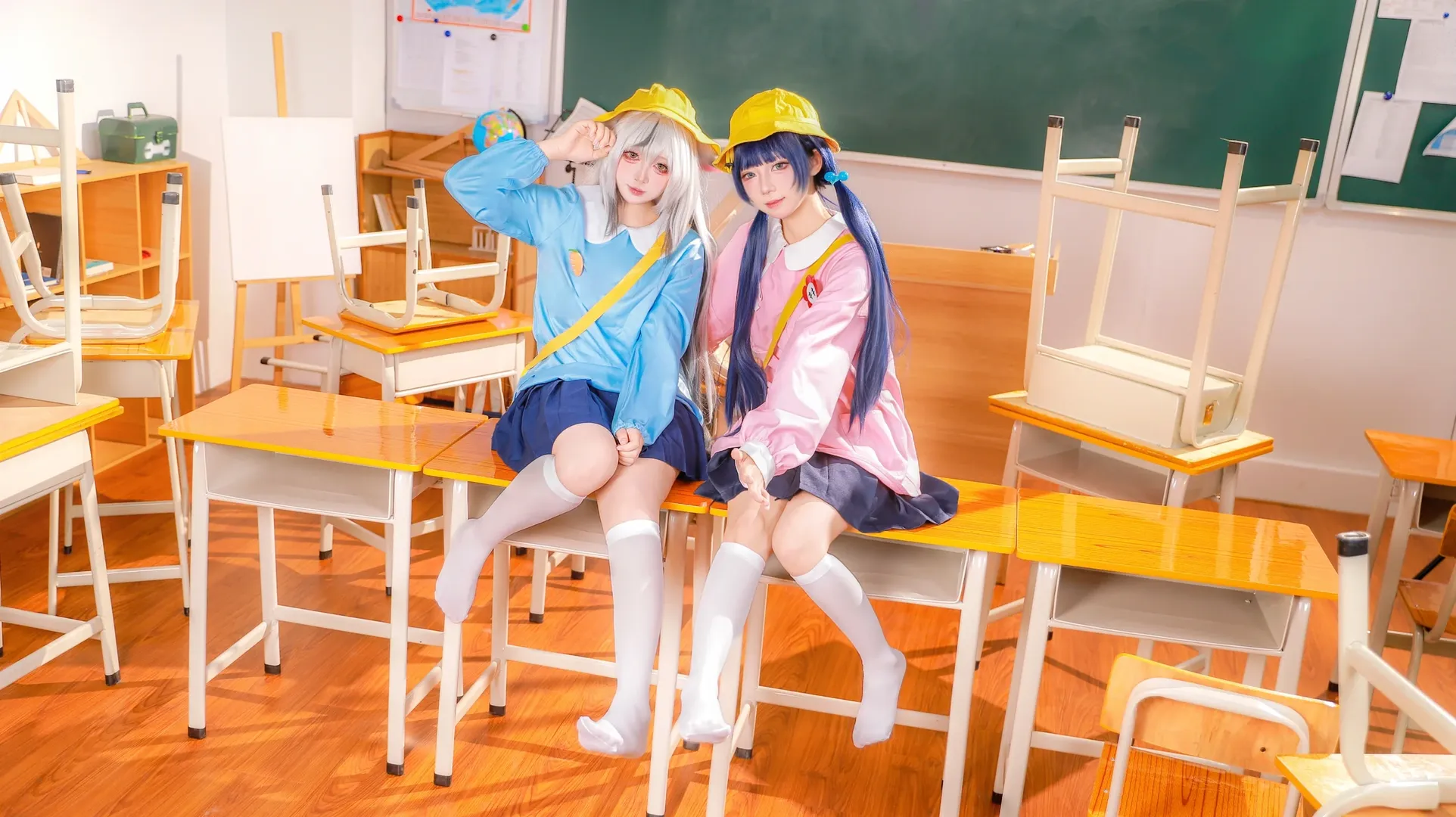 【龙华妃咲cos】六一儿童节的蔚蓝档案教室童话