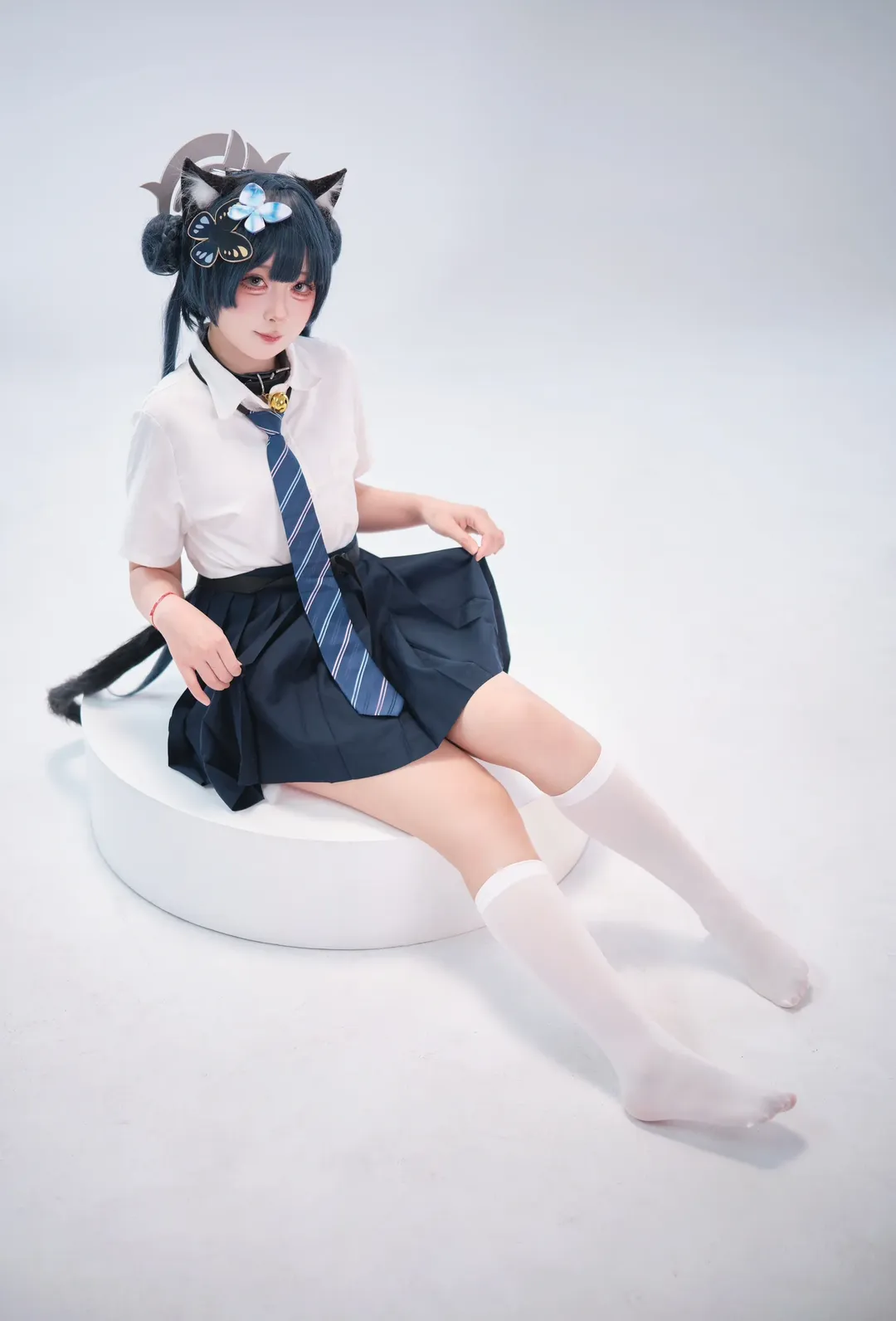 【妃咲cos】蔚蓝档案JK制服造型棚拍