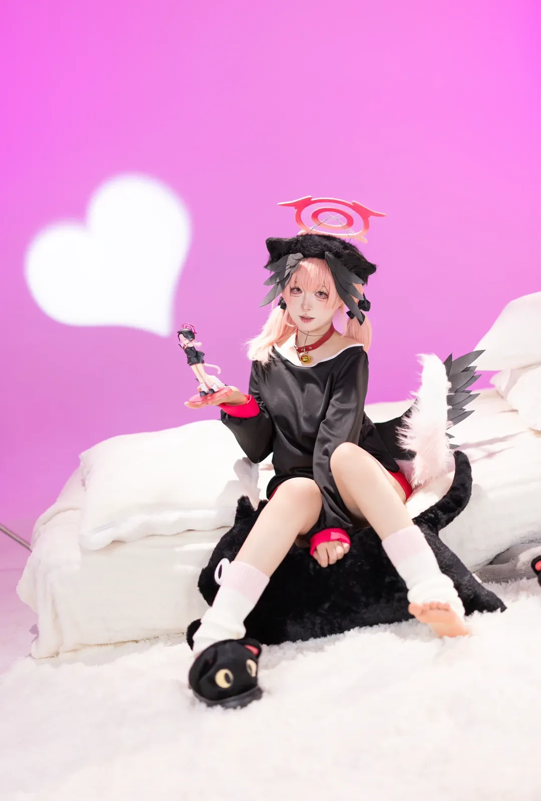 【下江小春cos】蔚蓝档案中的超萌小春居家日常