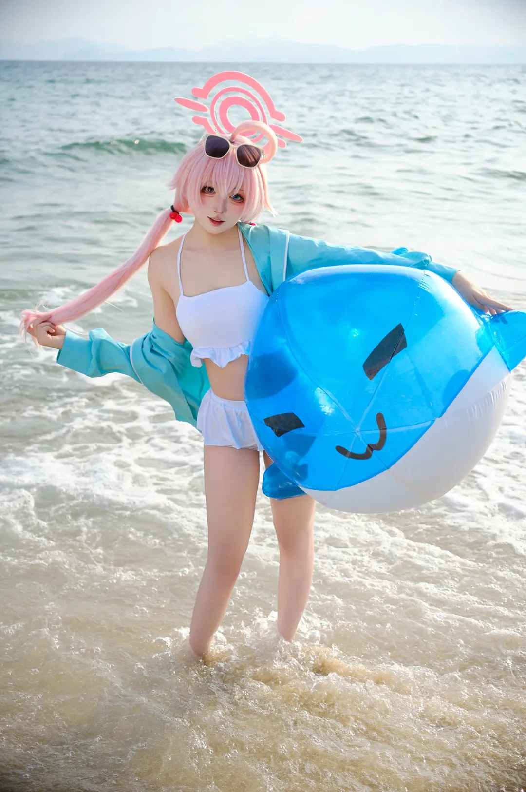 【小鸟游星野cos】海边的夏日大叔，蓝白清新风拍摄记录 - 第 2 张