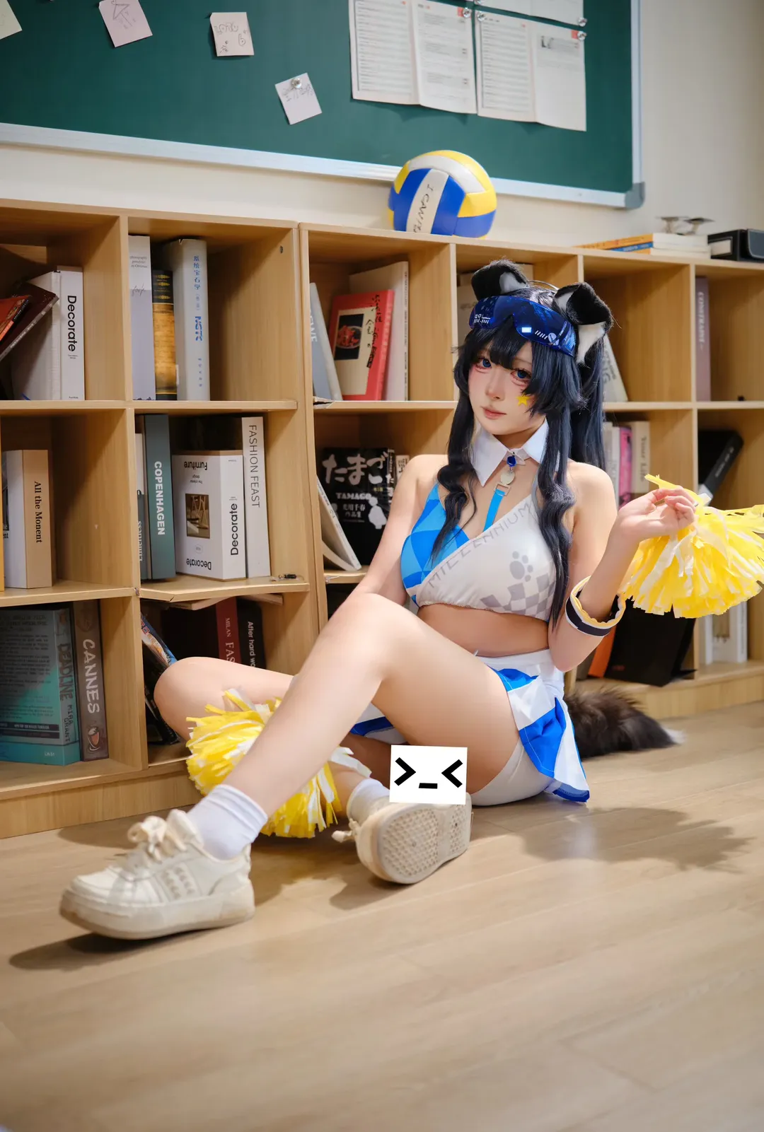【猫冢响cos】蔚蓝档案拉拉队活力妆造分享 - 第 2 张