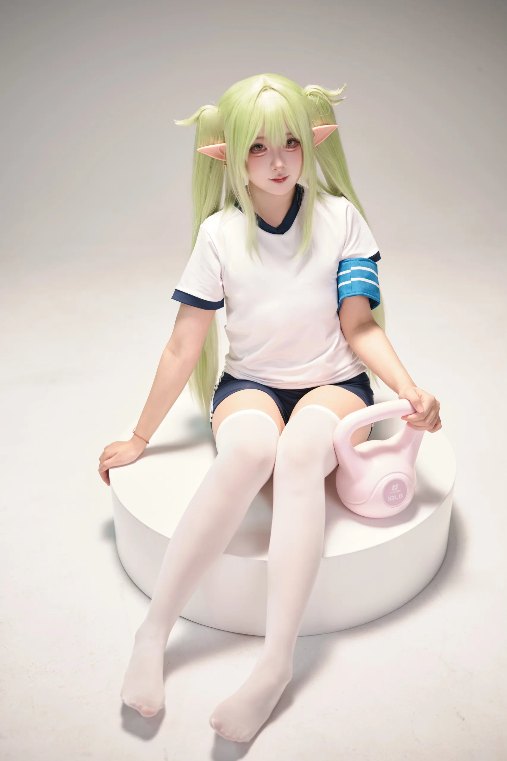 【橘望cos】碧藍檔案體操服，運動場上的輕靈日常 - 第 2 張