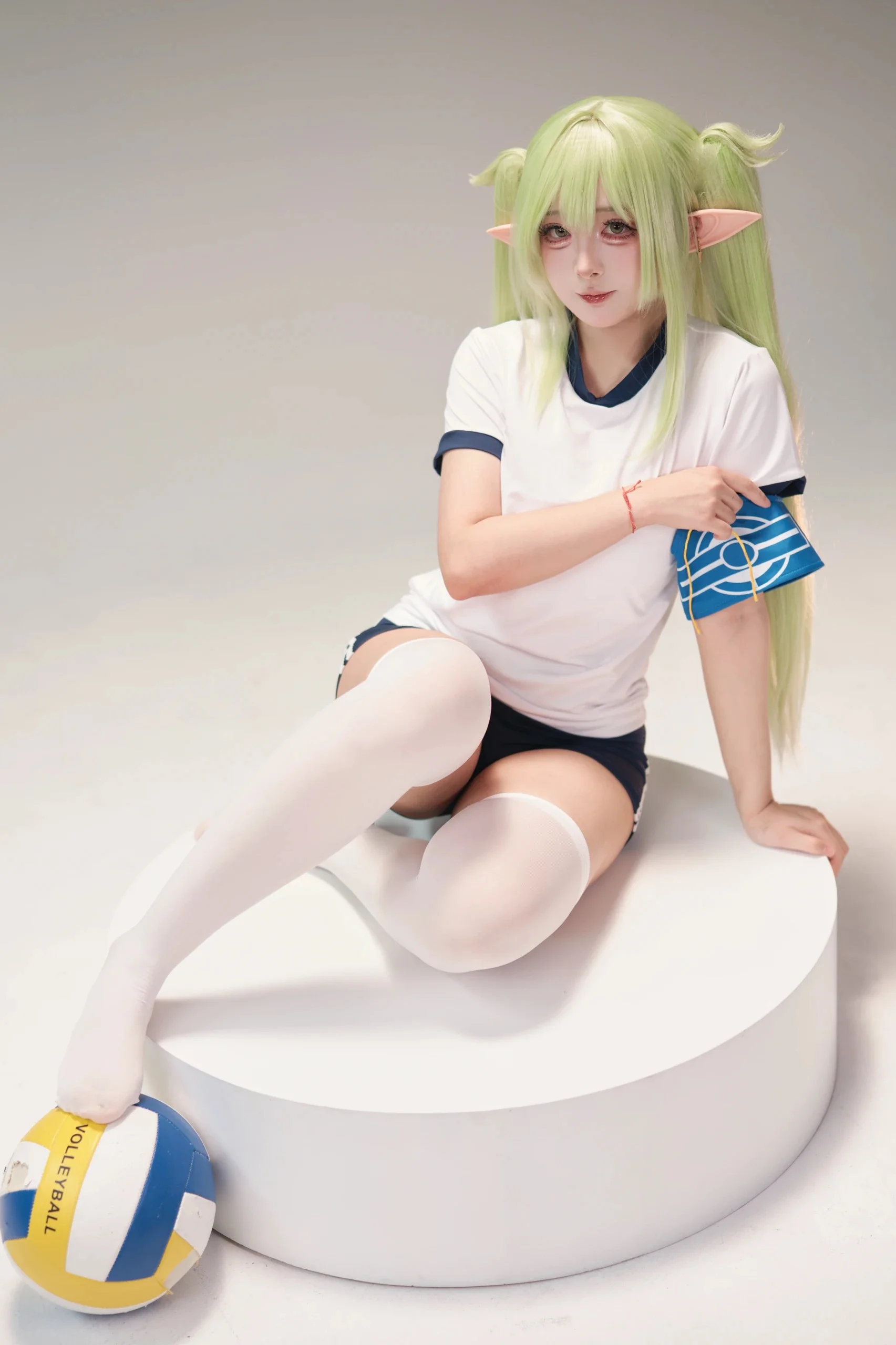 【橘望cos】碧藍檔案體操服，運動場上的輕靈日常 - 第 3 張