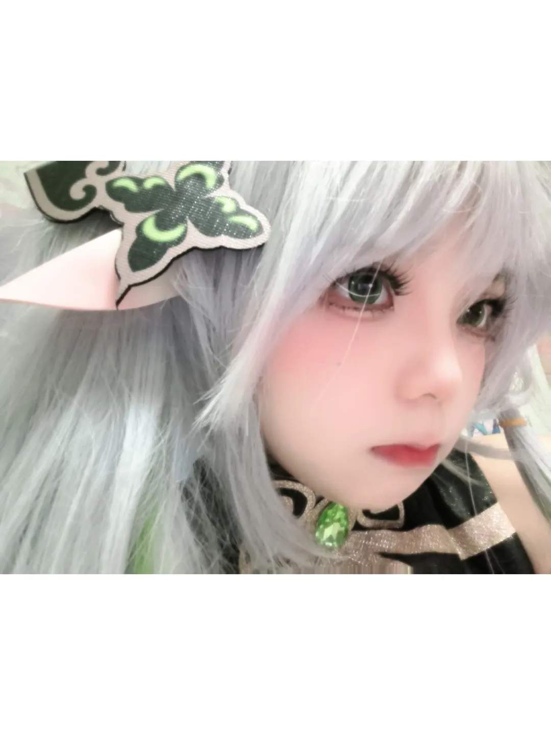 【ナヒーダ コスプレ】森の中の小草神、自然の光影自撮り - 9 枚目