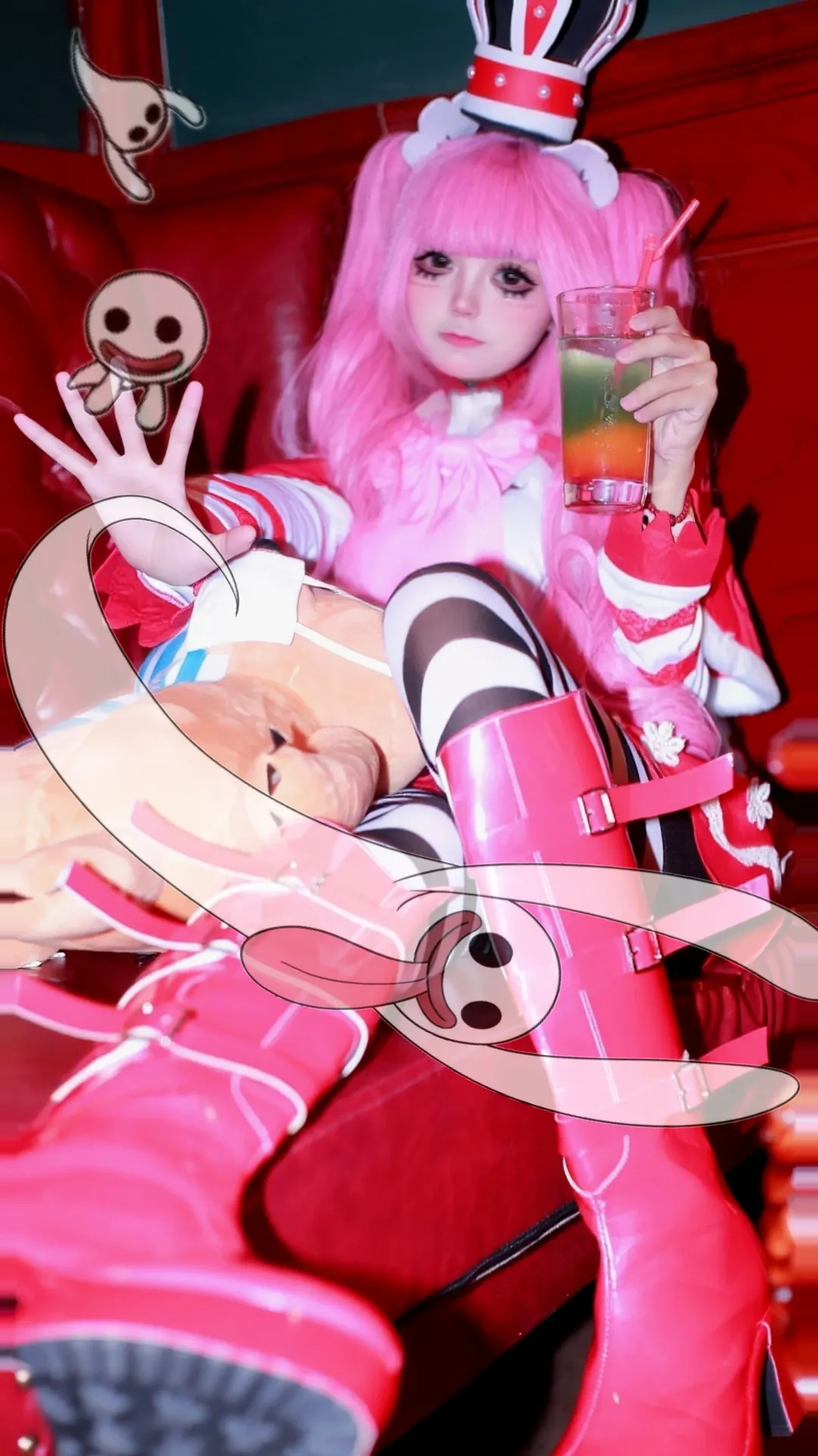 【佩羅娜cos】海賊王幽靈公主的粉紅哥特風夜場隨拍 - 第 1 張