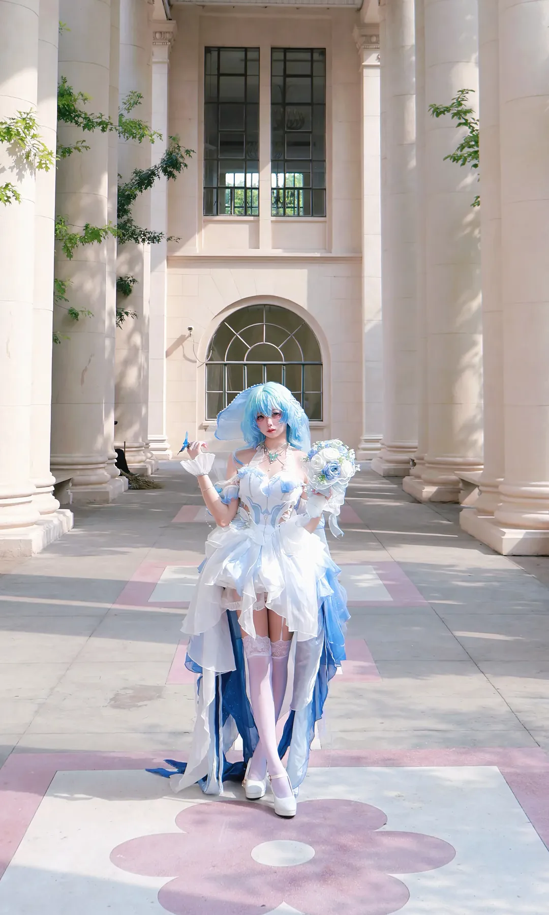 【守岸人cos】鸣潮月潮星纱，欧式回廊里的静谧回响
