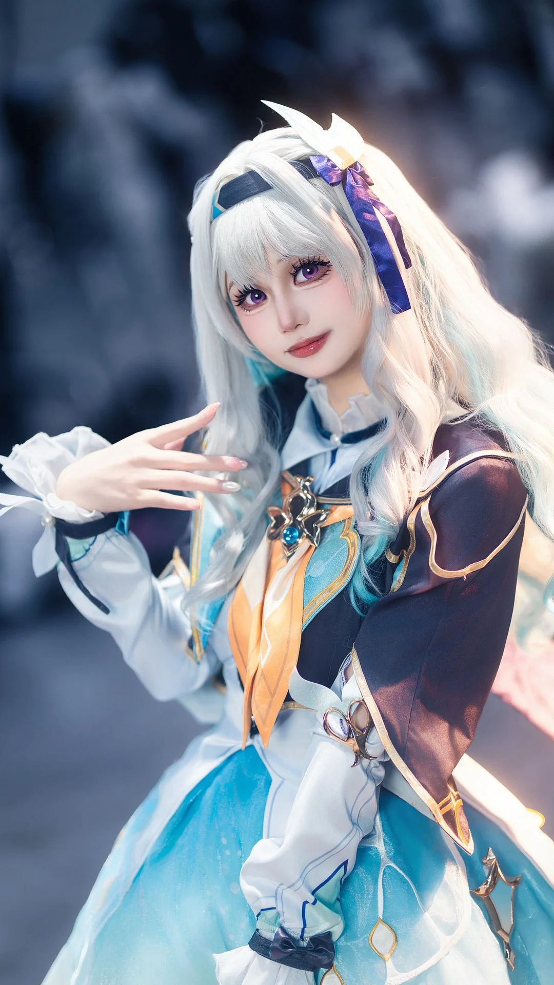 【流萤cos】崩坏星穹铁道中的少女，轻盈跃动 - 第 2 张