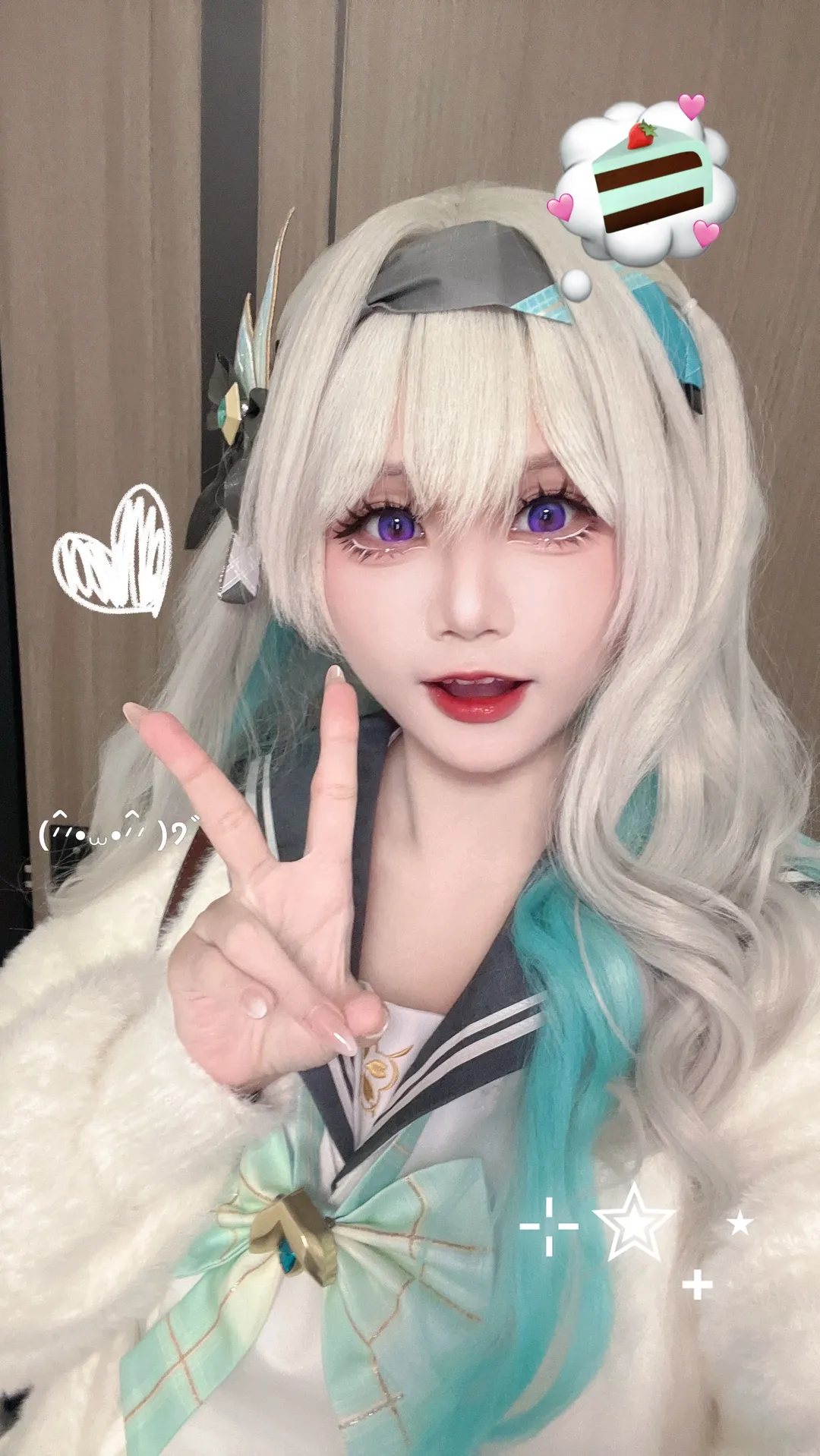 【流萤cos】崩坏星穹铁道里的流萤，今日份的限定可爱 - 第 1 张