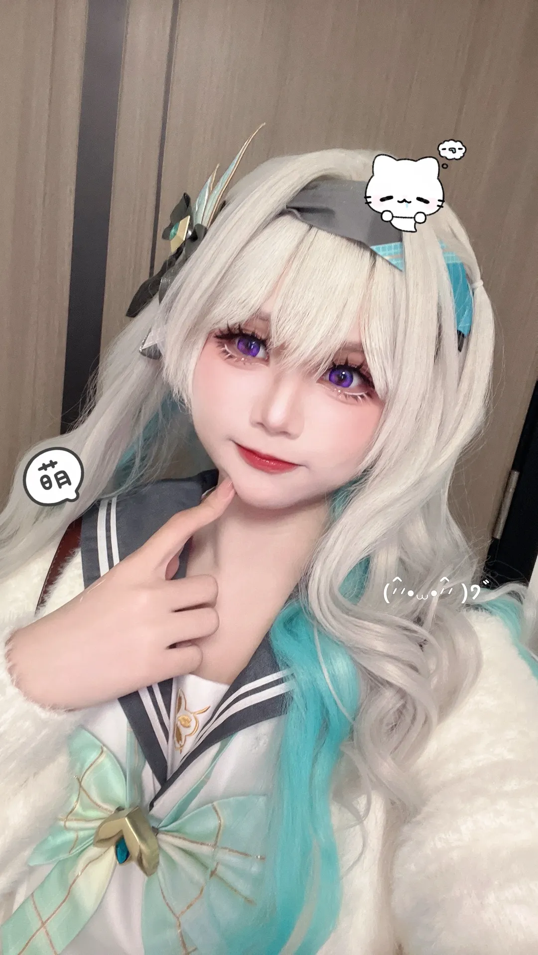 【流萤cos】崩坏星穹铁道里的流萤，今日份的限定可爱