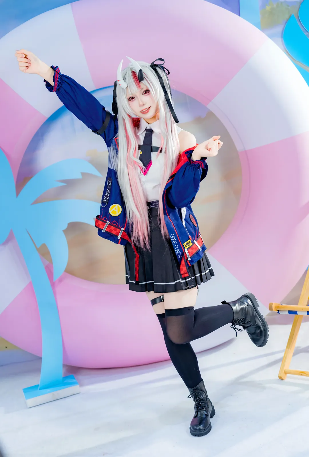 【百鬼绫目cos】hololive的夏日特供，百鬼大小姐降临