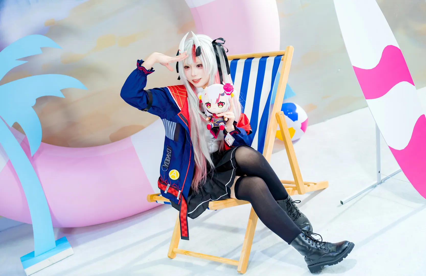 【百鬼綾目cos】hololive的夏日特供，百鬼大小姐降臨 - 第 4 張