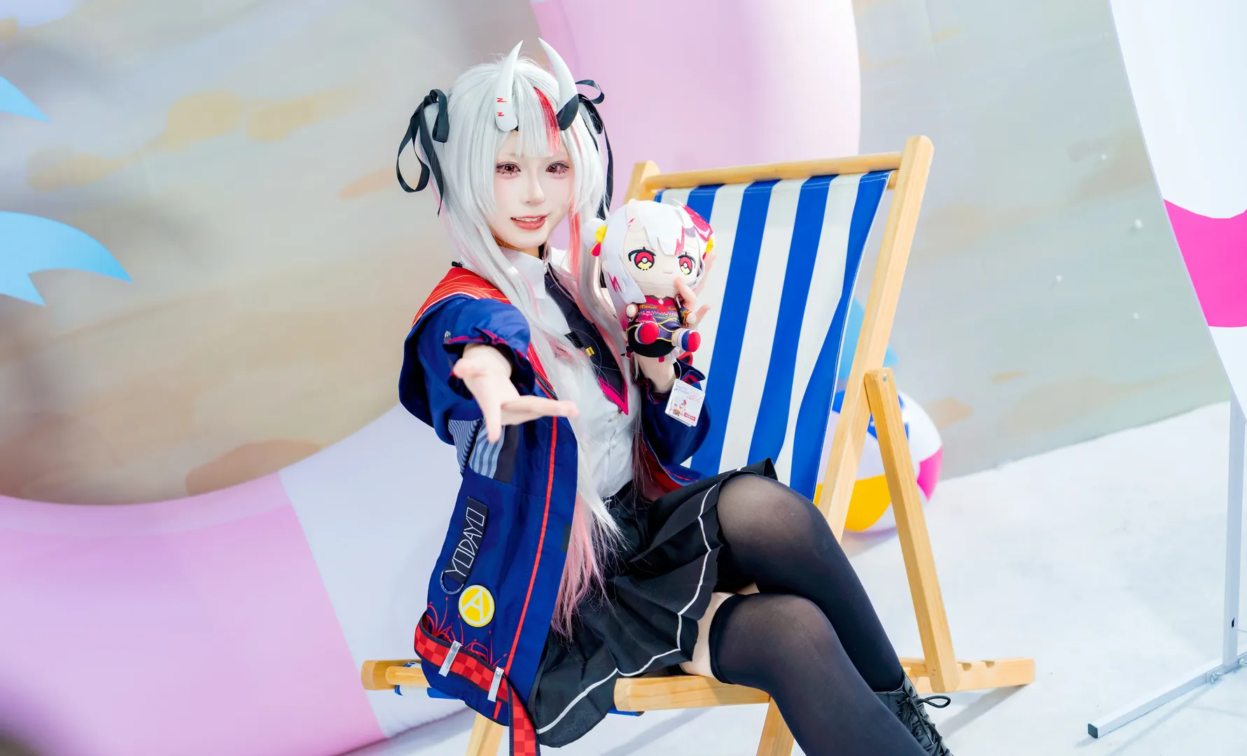 【百鬼綾目cos】hololive的夏日特供，百鬼大小姐降臨 - 第 6 張