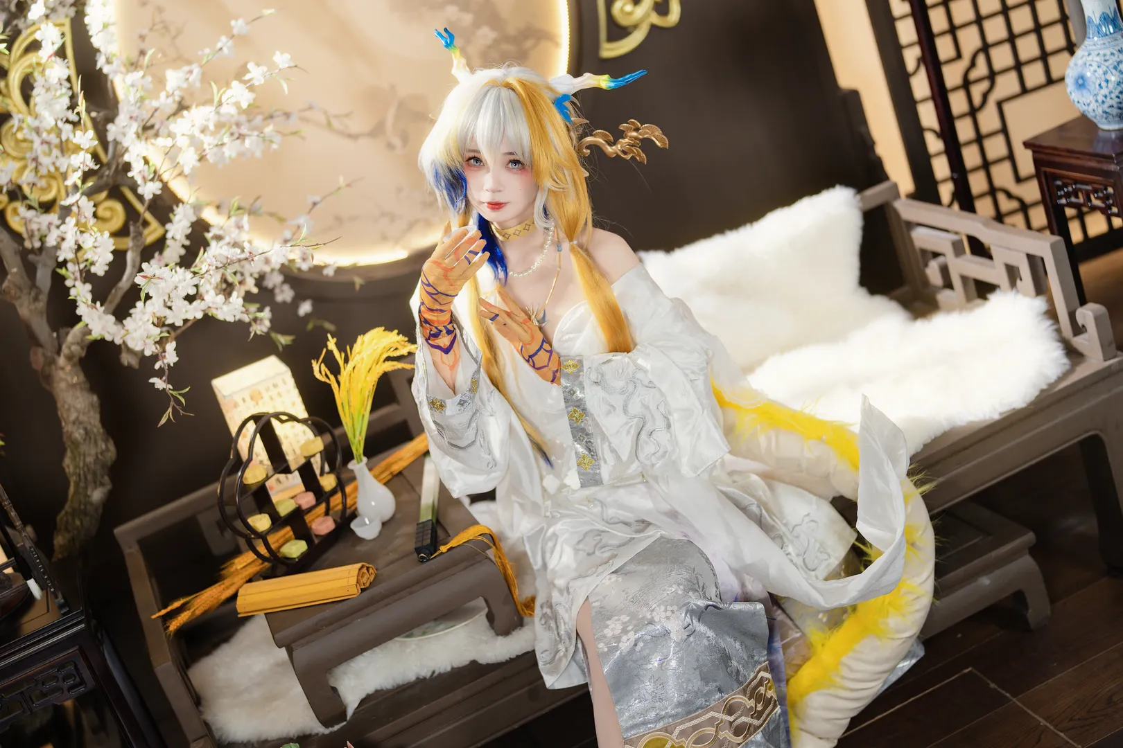 【黍cos】明日方舟冰纹玉釉，音律联觉的古风留影
