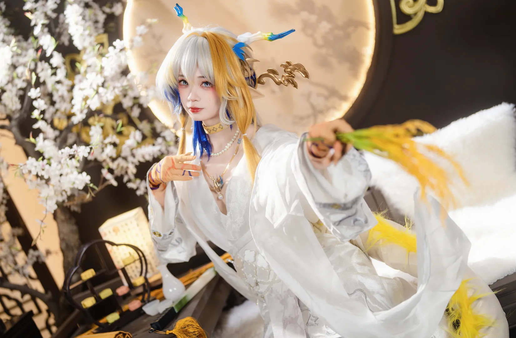 【黍cos】明日方舟冰纹玉釉，音律联觉的古风留影 - 第 3 张