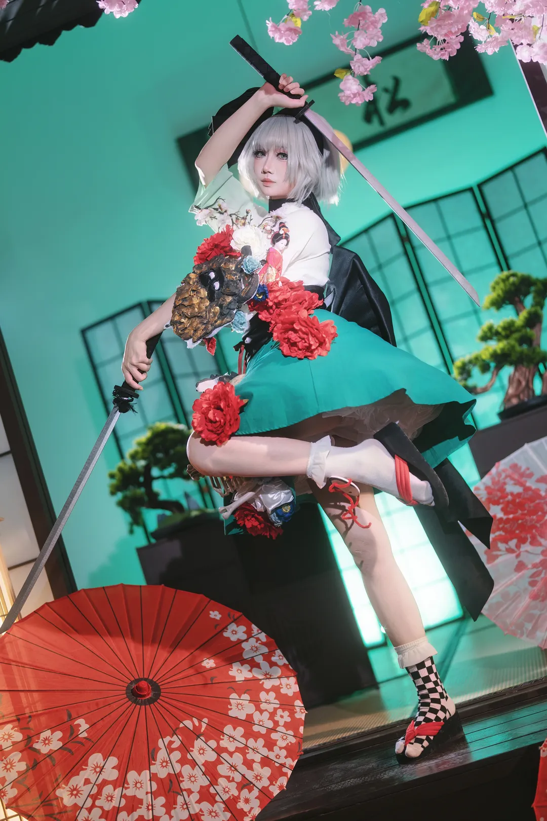 【魂魄妖梦cos】东方Project半灵庭师的庭院身影 - 第 1 张