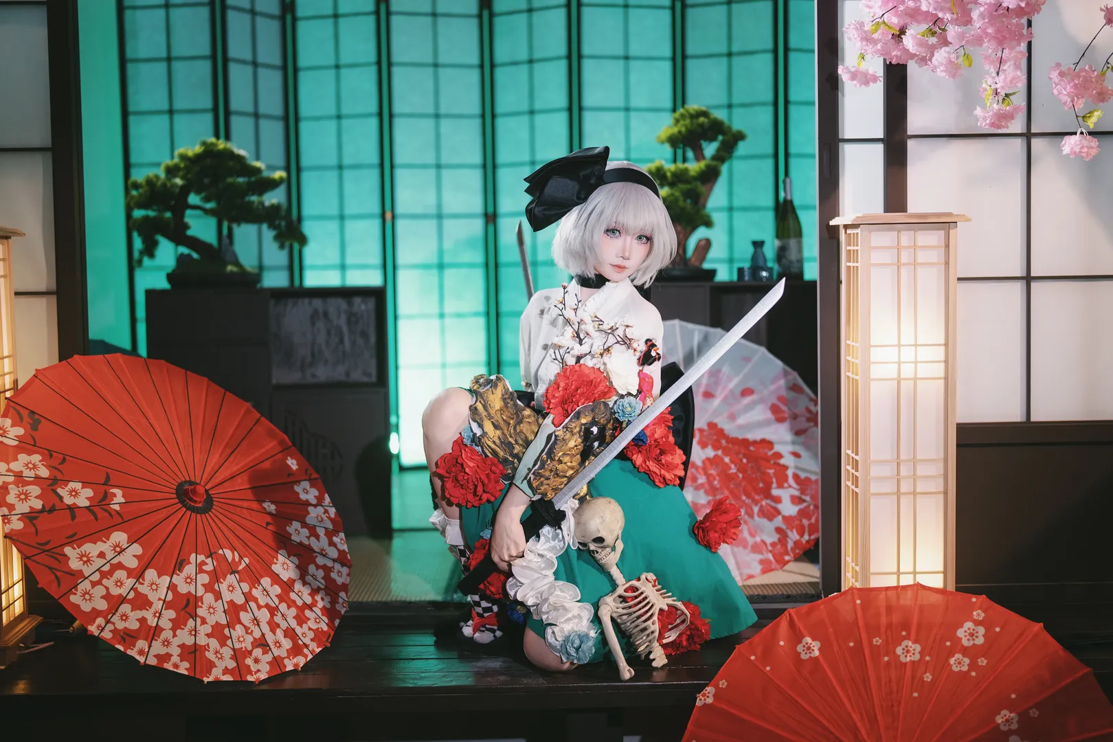 【魂魄妖梦cos】东方Project半灵庭师的庭院身影 - 第 3 张
