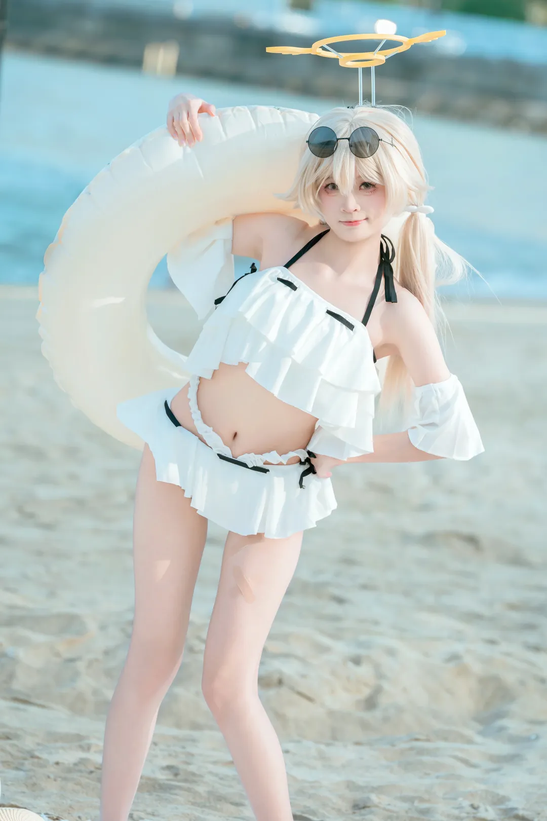 【日富美cos】蔚蓝档案，阳光沙滩的清凉一夏 - 第 1 张