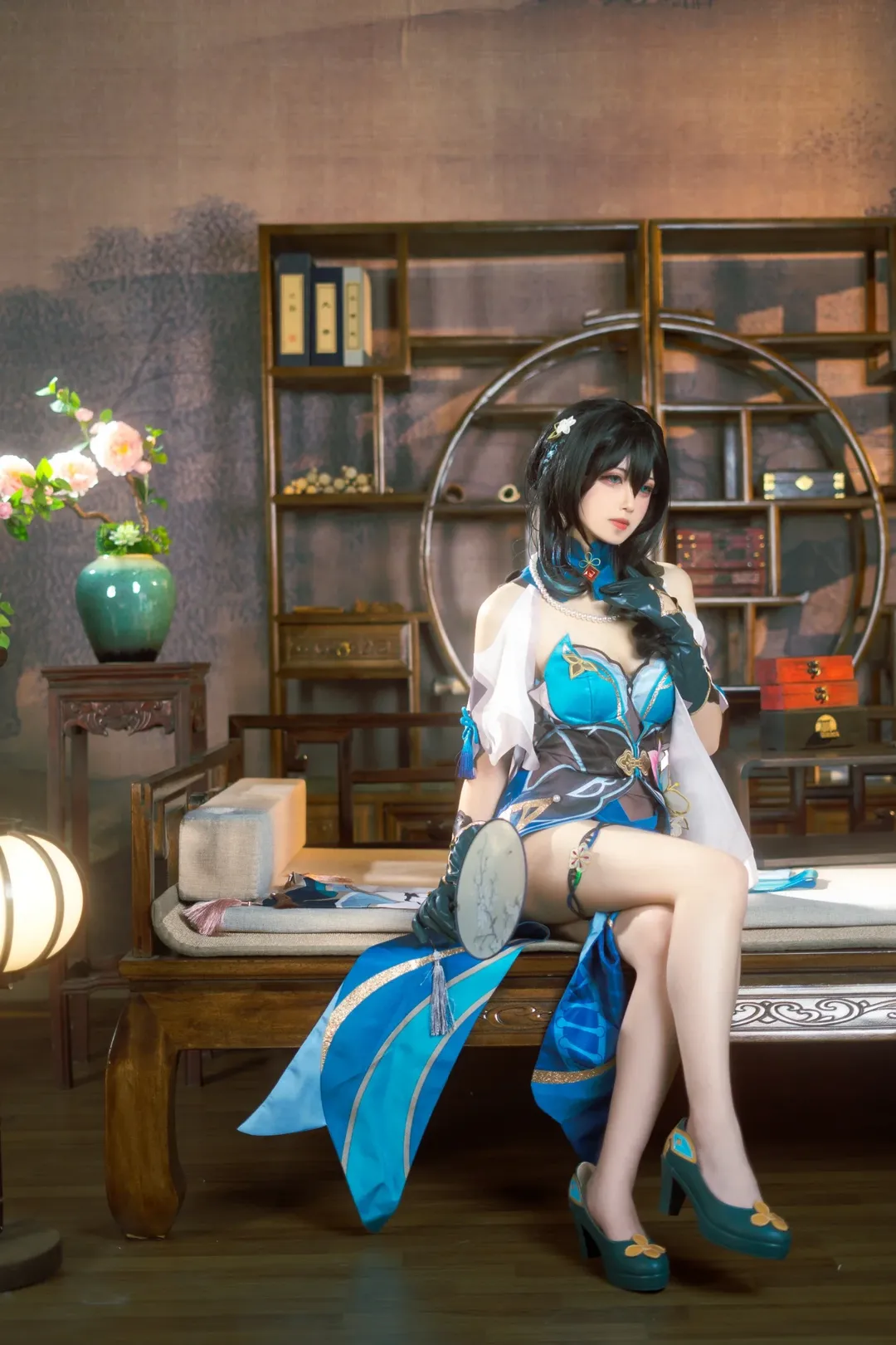 【阮梅cos】崩坏星穹铁道，江南庭院的余晖与风 - 第 2 张