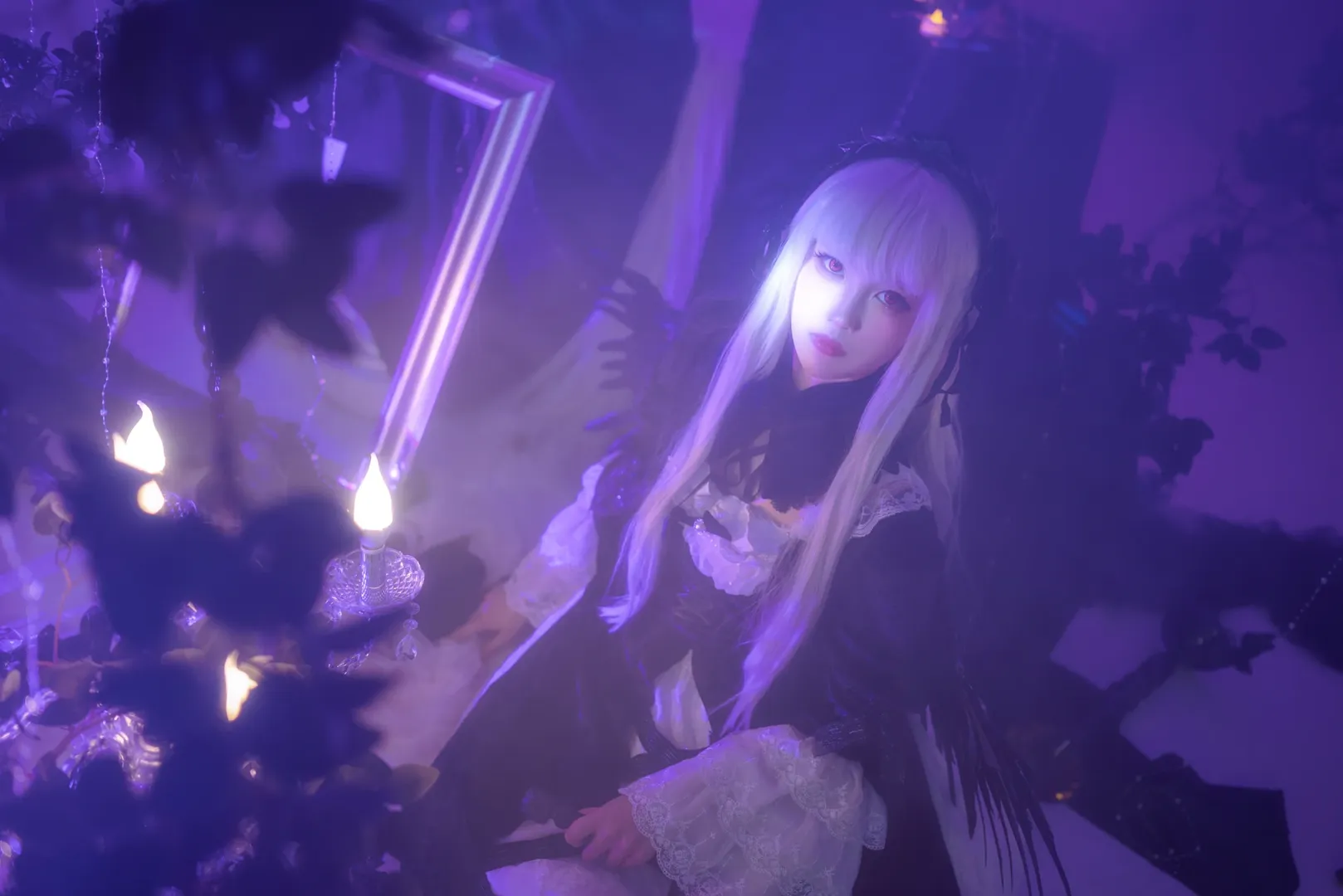 【水銀燈コスプレ】第1ドール、漆黒の天使――『ローゼンメイデン』ダークゴシック風コスプレ撮影 - 8 枚目