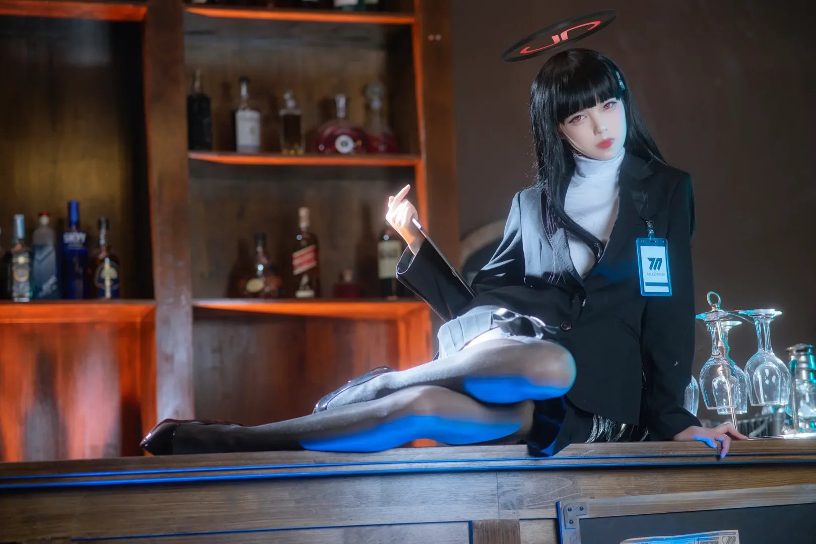 【调月莉音cos】蔚蓝档案里千年高管的冷艳即视感