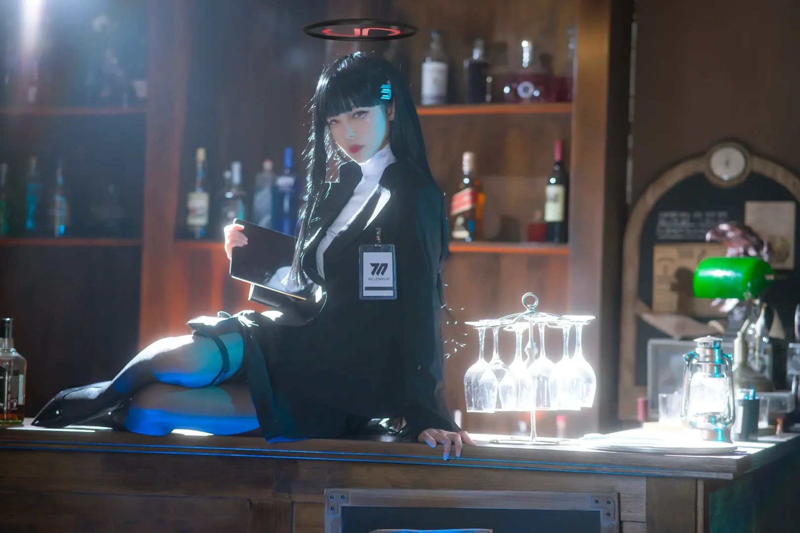 【Tsukatsuki Rio cosplay】Cool Elegance of Millennium's Senior Executive in Blue Archive - Image 6