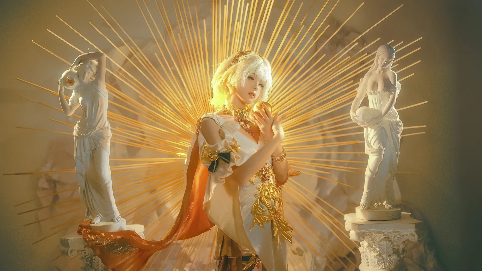【阿格莱雅cos】崩坏星穹铁道翁法罗斯的金色神明 - 第 2 张
