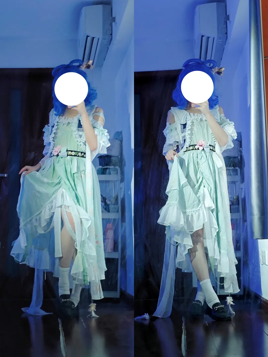 【霍青娥cos】东方project离墙近的试衣实录，尝试穿墙的瞬间