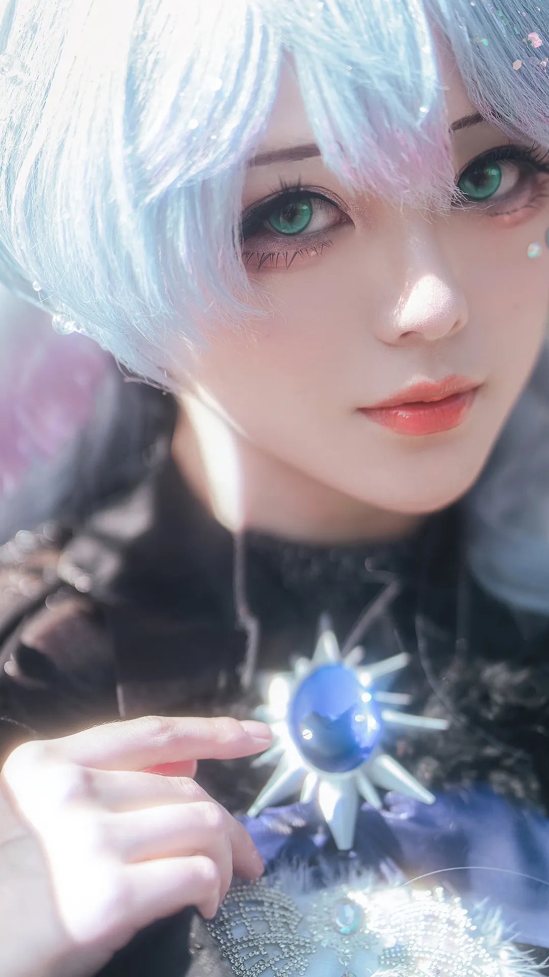 【知更鸟cos】广州萤火虫漫展的清透蓝白回响