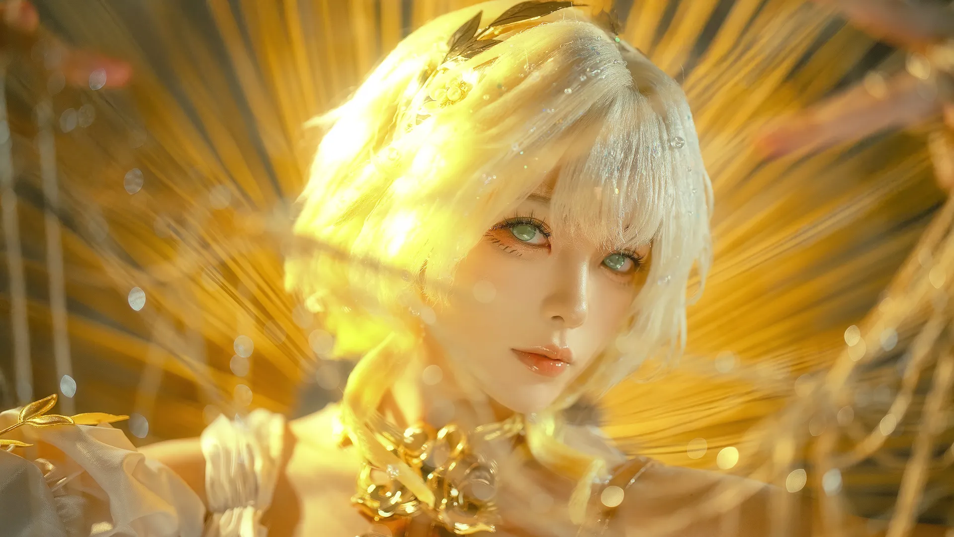 【阿格莱雅cos】崩坏星穹铁道里那束穿透命运的金色光芒