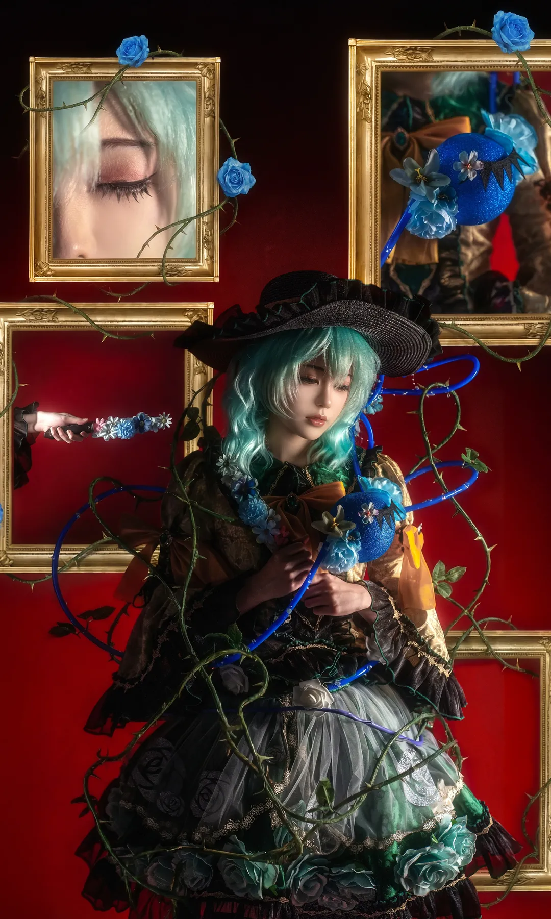 【古明地恋cos】东方project幻想乡的隐秘在荆棘与画框中具象化