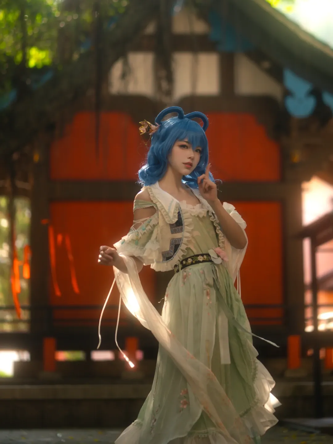 【霍青娥cos】东方project中的青娥娘娘，古风林间随拍