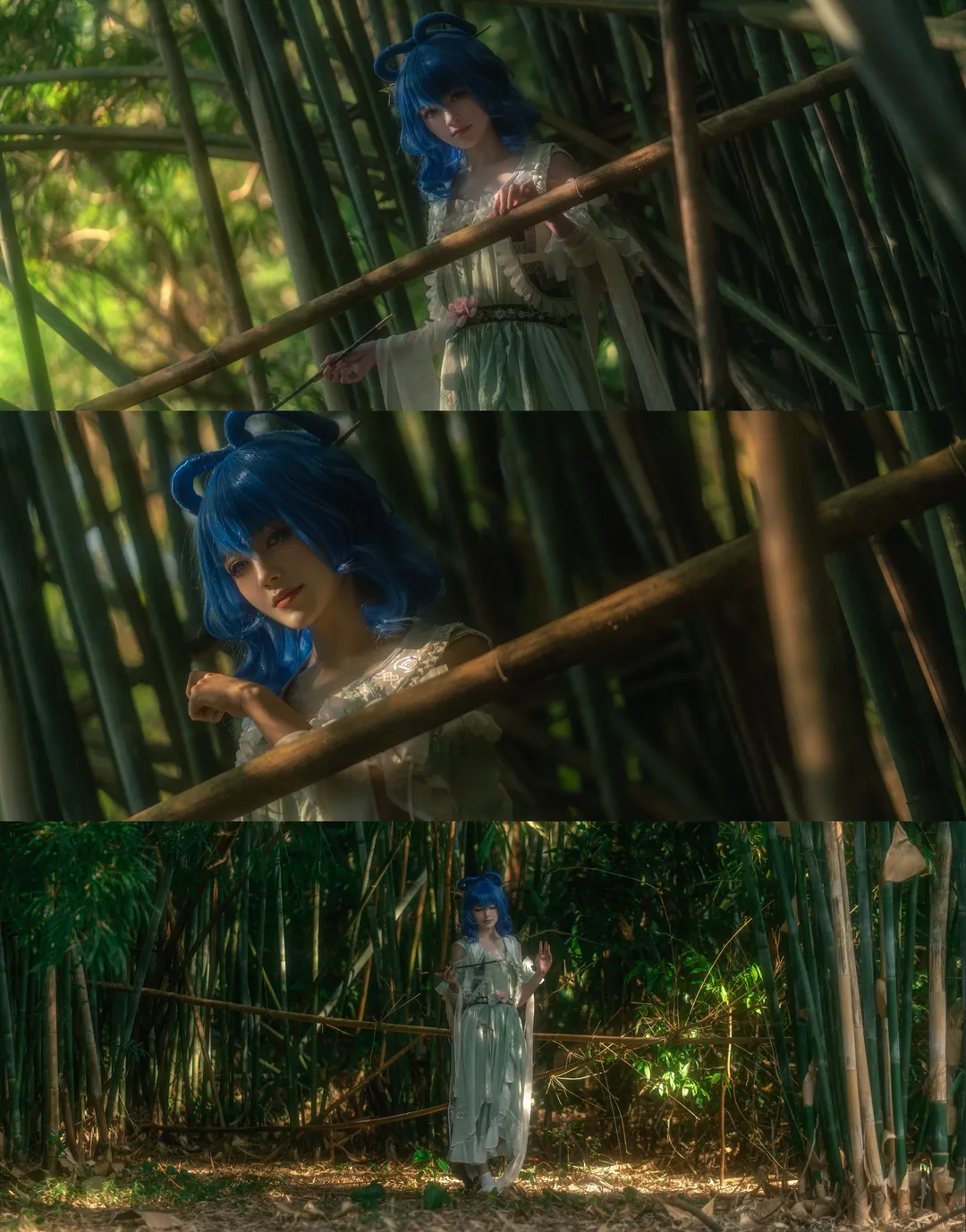 【霍青娥cos】漫步竹林的东方Project青娥娘娘，与一己私欲的仙人之约 - 第 1 张