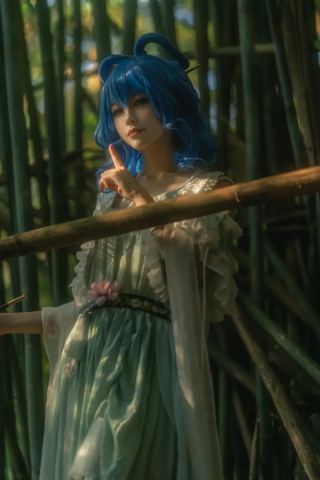 【霍青娥cos】竹林深处，蕴藏一缕仙气 - 第 1 张