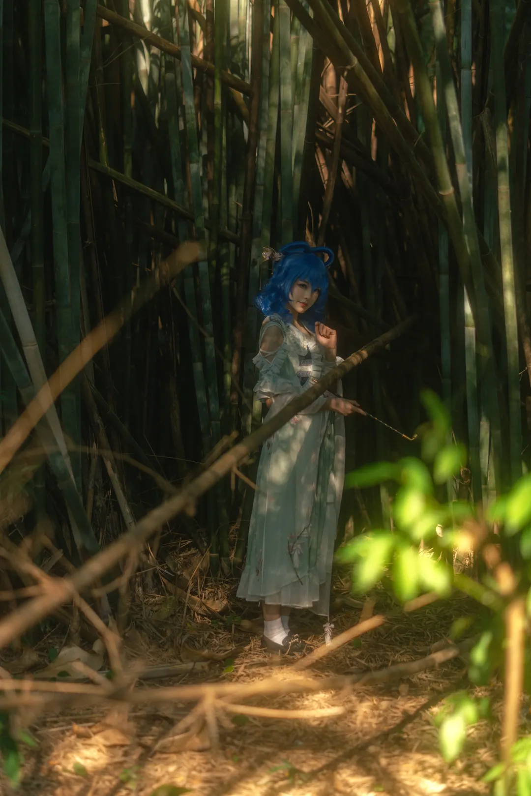 【霍青娥cos】竹林深处，蕴藏一缕仙气